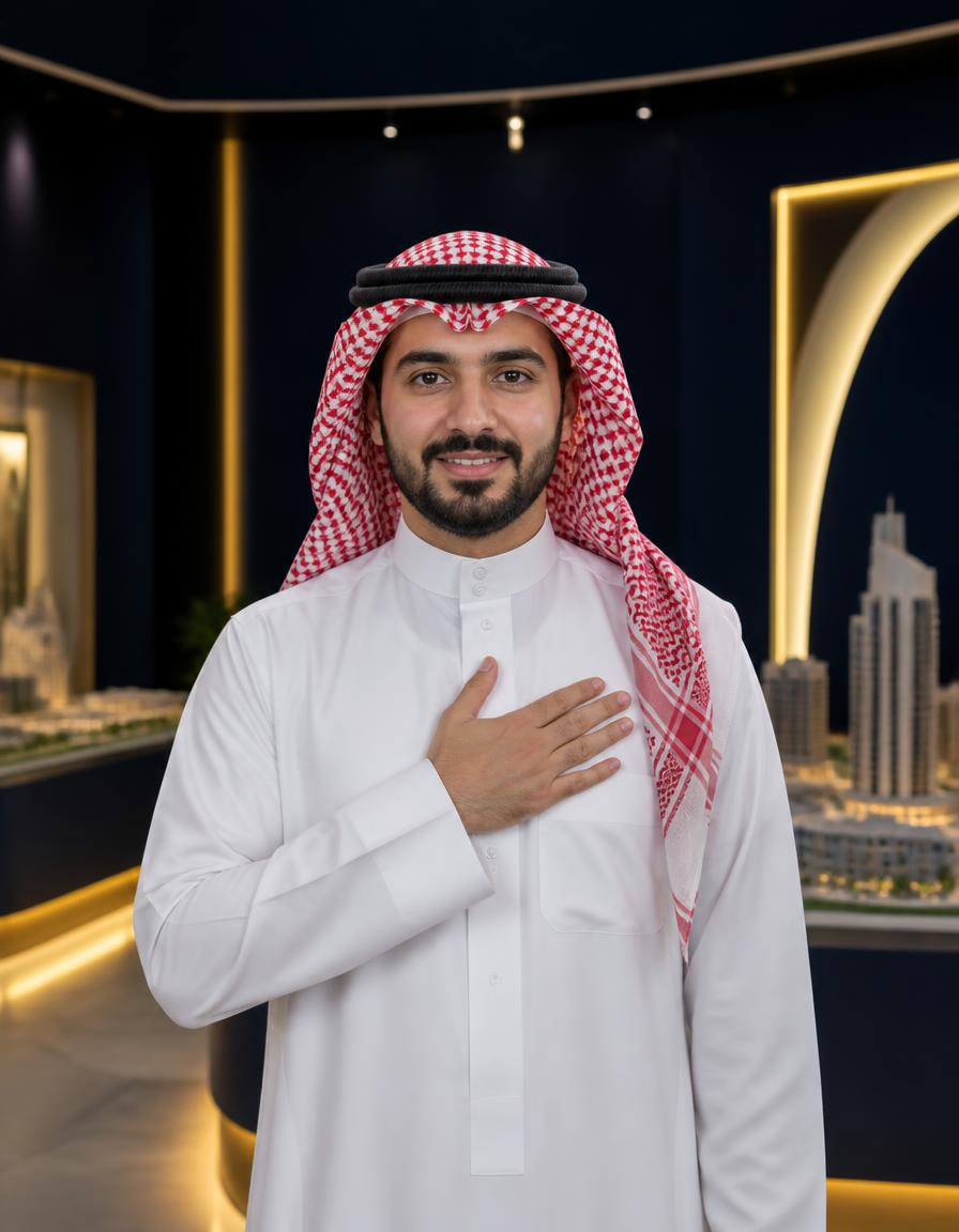 سعود، المرشد الافتراضي السعودي في جناح صندقة — ترحاب
